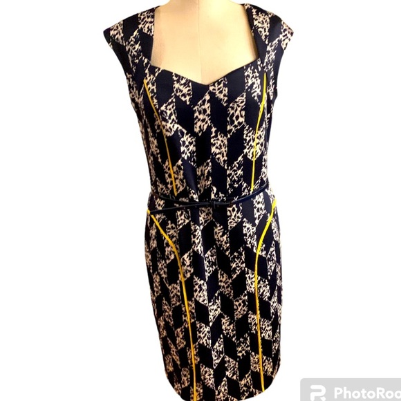nine west navy blue dress Women's Nine West Ribbed Long Sleeve Dress